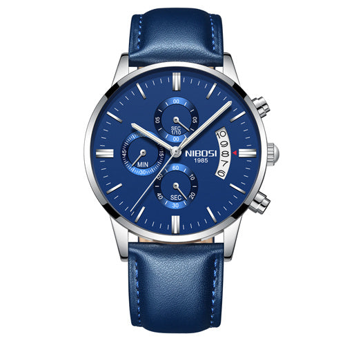 Men Watch Chronograph Full Steel Quartz Gold Clock Men Relogio Masculino