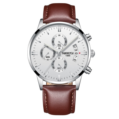 Men Watch Chronograph Full Steel Quartz Gold Clock Men Relogio Masculino